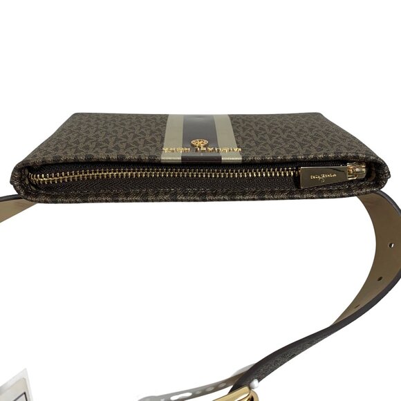 Michael Kors Signature MK Belt Bag Fanny Pack Monogram Logo Adjustable Strap NWT - Picture 4 of 7